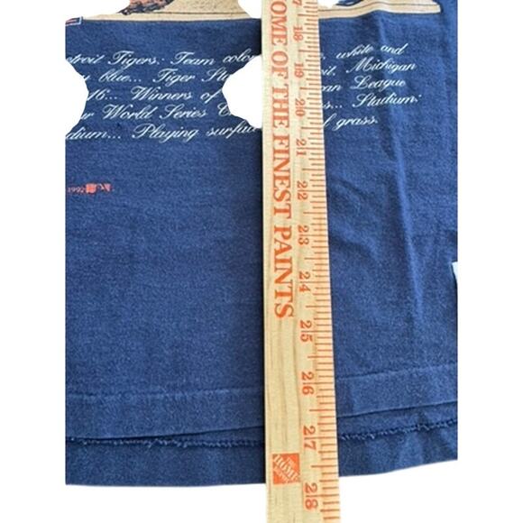 "NUTMEG" VTG Y2K Detroit Tigers Graphic T-Shirt SZ M Baseball  Single Stitch Arm - Picture 7 of 10